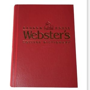 RANDOM HOUSE WEBSTER COLLEGE DICTIONARY HARDCOVER BOOK